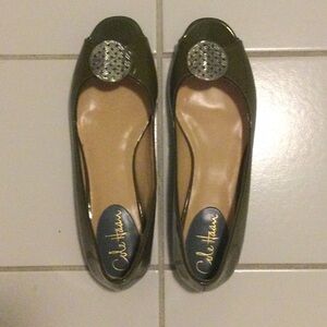 Cole Haan Women's Olive Ballet Flats NWOT 7 1/2 B
